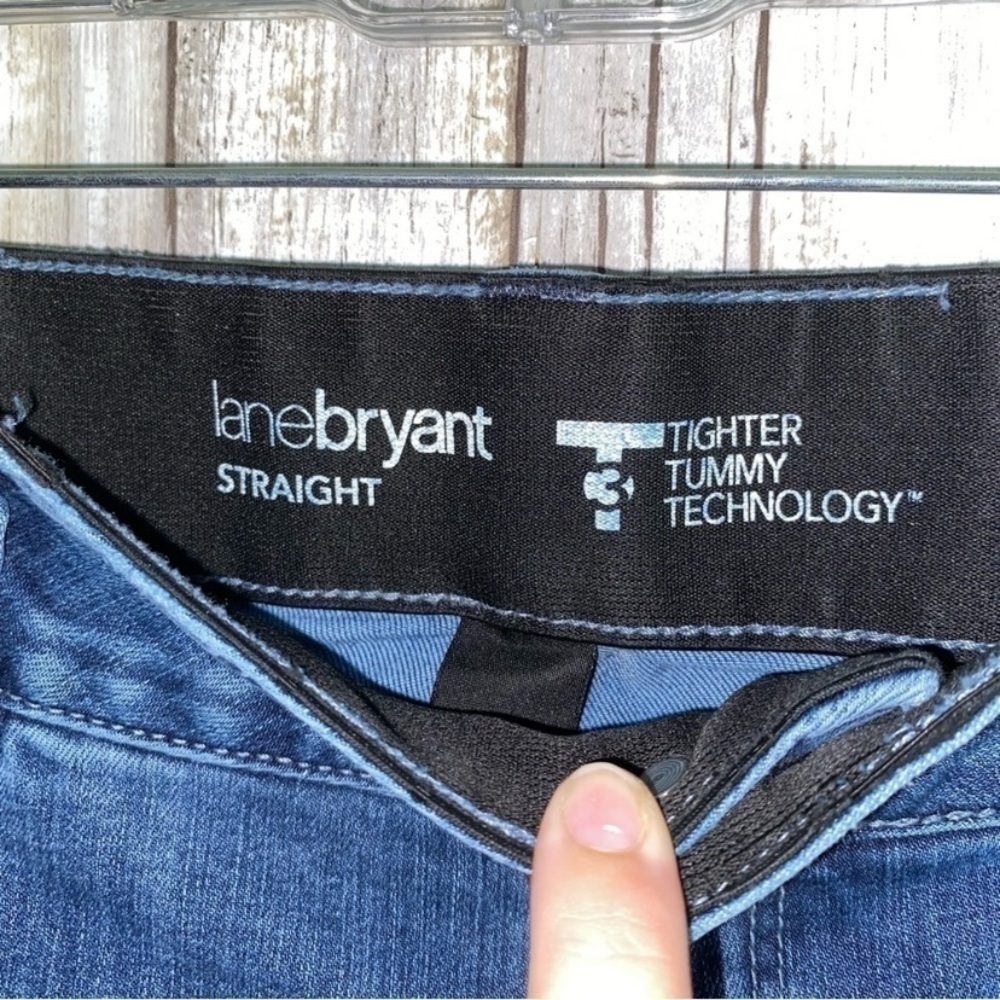 Lane Bryant 3T Straight Stretch Jeans - Picture 6 of 8